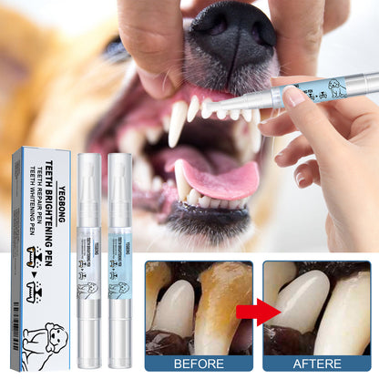 PawBeing Pet Tooth Pen for oral wellness, showing a close-up of the mint-flavored dental pen for pets on a white background.