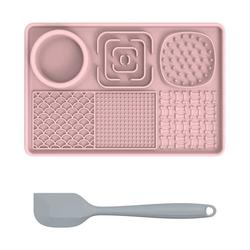 PawBeing dog and cat lick mat, slow feeder pet feeding accessory with textured surface for anxiety relief and healthy eating.