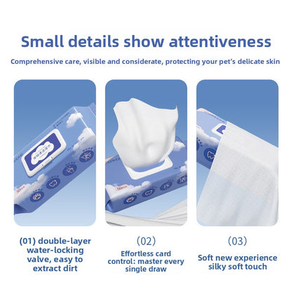 Pet Cleaning Wipes for Eyes and Ears