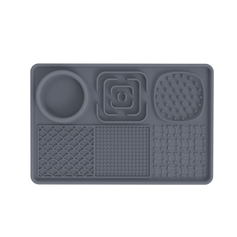 Dog and cat lick mat from PawBeing, a slow feeder pet accessory designed for anxiety relief and healthy eating.