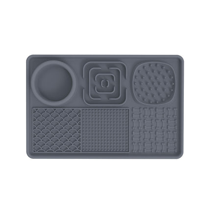 Dog and cat lick mat from PawBeing, a slow feeder pet accessory designed for anxiety relief and healthy eating.