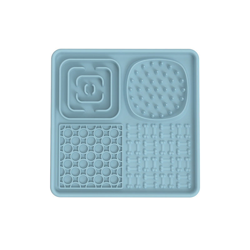 PawBeing Dog and Cat Lick Mat slow feeder for anxiety relief and healthy eating, with textured surface for licking comfort.