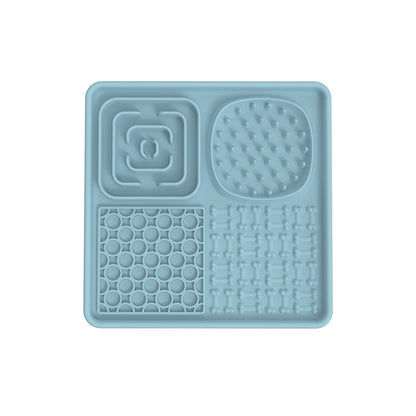PawBeing Dog and Cat Lick Mat slow feeder for anxiety relief and healthy eating, with textured surface for licking comfort.