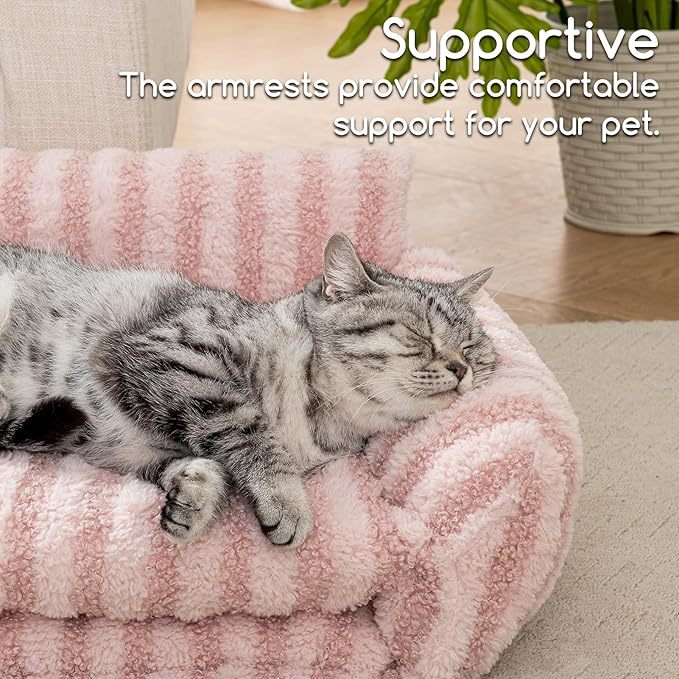 Fluffy Plush Orthopedic Pet Sofa Bed