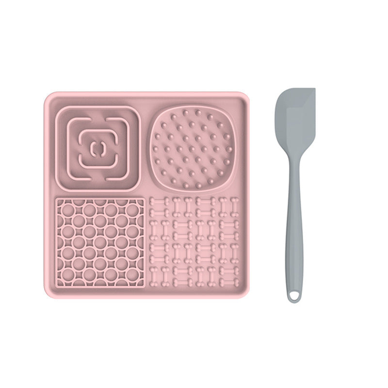 PawBeing dog and cat lick mat, a slow feeder for anxiety relief and healthy eating, showing textured surface on a white background.