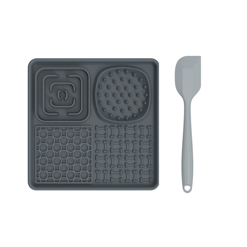 PawBeing Dog and Cat Lick Mat slow feeder for anxiety relief and healthy eating, showing textured surface on a white background