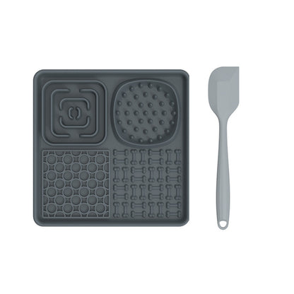 PawBeing Dog and Cat Lick Mat slow feeder for anxiety relief and healthy eating, showing textured surface on a white background