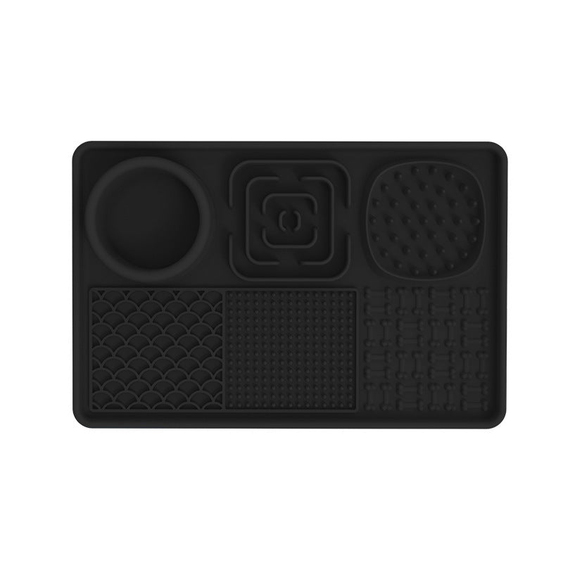 PawBeing dog and cat lick mat for slow feeding, anxiety relief, and healthy eating, with textured surface for licking and chewing.